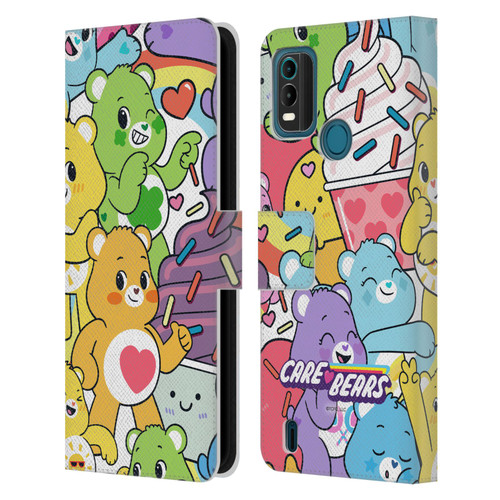 Care Bears Sweet And Savory Character Pattern Leather Book Wallet Case Cover For Nokia G11 Plus