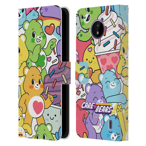 Care Bears Sweet And Savory Character Pattern Leather Book Wallet Case Cover For Nokia C10 / C20