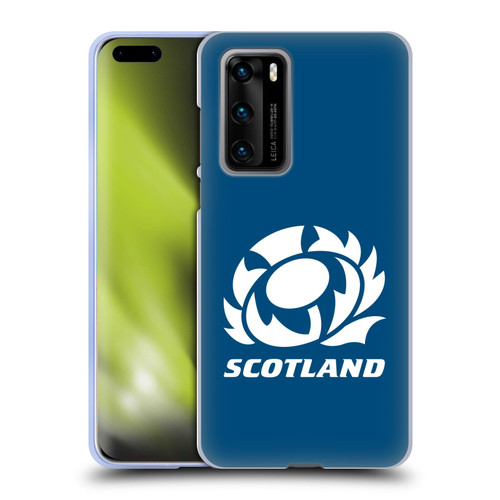Scotland Rugby Logo 2 Plain Soft Gel Case for Huawei P40 5G