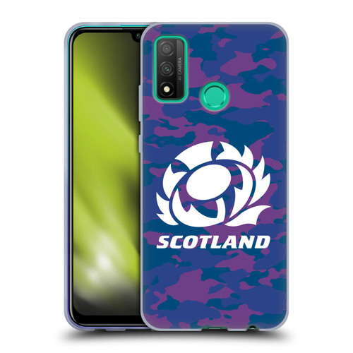 Scotland Rugby Logo 2 Camouflage Soft Gel Case for Huawei P Smart (2020)