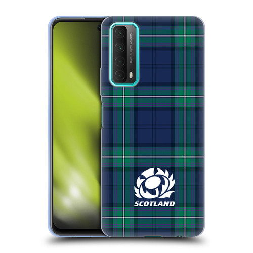 Scotland Rugby Logo 2 Tartans Soft Gel Case for Huawei P Smart (2021)