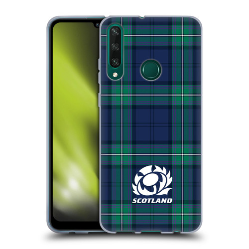 Scotland Rugby Logo 2 Tartans Soft Gel Case for Huawei Y6p