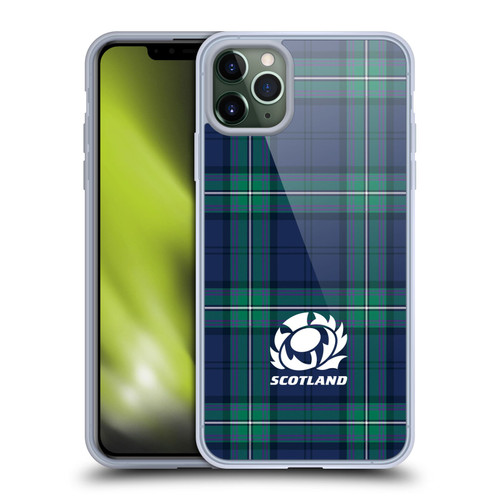 Scotland Rugby Logo 2 Tartans Soft Gel Case for Apple iPhone 11 Pro Max