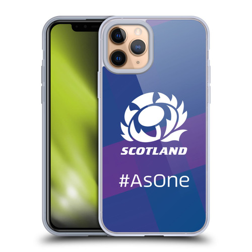 Scotland Rugby Logo 2 As One Soft Gel Case for Apple iPhone 11 Pro