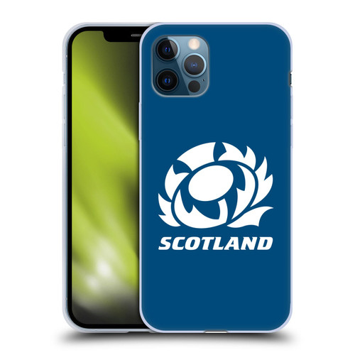 Scotland Rugby Logo 2 Plain Soft Gel Case for Apple iPhone 12 / iPhone 12 Pro