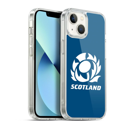 Scotland Rugby Logo 2 Plain Soft Gel Case for Apple iPhone 13