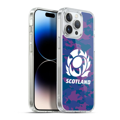 Scotland Rugby Logo 2 Camouflage Soft Gel Case for Apple iPhone 13 Pro Max