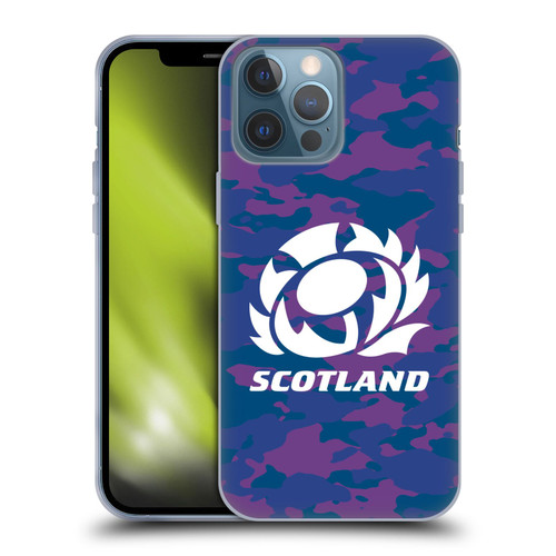 Scotland Rugby Logo 2 Camouflage Soft Gel Case for Apple iPhone 13 Pro Max
