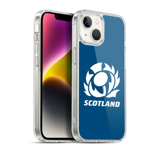 Scotland Rugby Logo 2 Plain Soft Gel Case for Apple iPhone 14