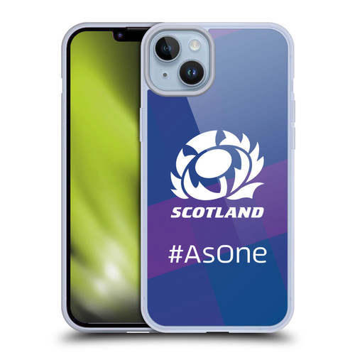 Scotland Rugby Logo 2 As One Soft Gel Case for Apple iPhone 14 Plus
