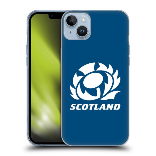 Scotland Rugby Logo 2 Plain Soft Gel Case for Apple iPhone 14 Plus