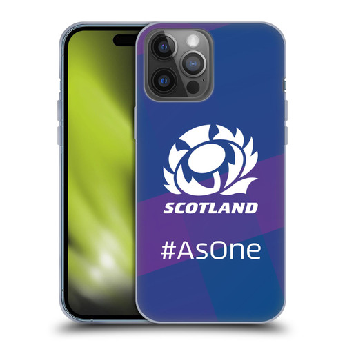 Scotland Rugby Logo 2 As One Soft Gel Case for Apple iPhone 14 Pro Max