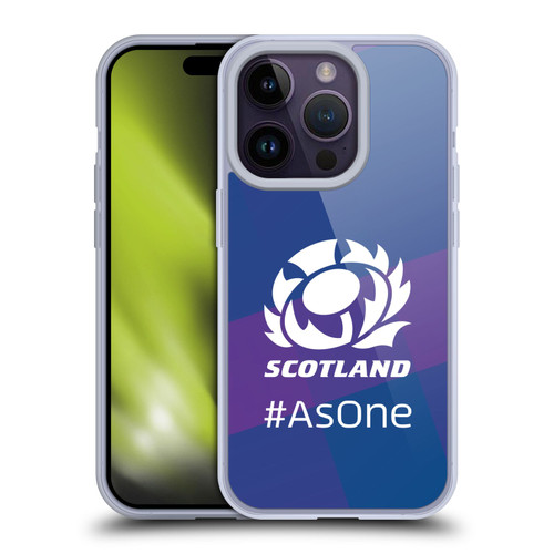 Scotland Rugby Logo 2 As One Soft Gel Case for Apple iPhone 14 Pro
