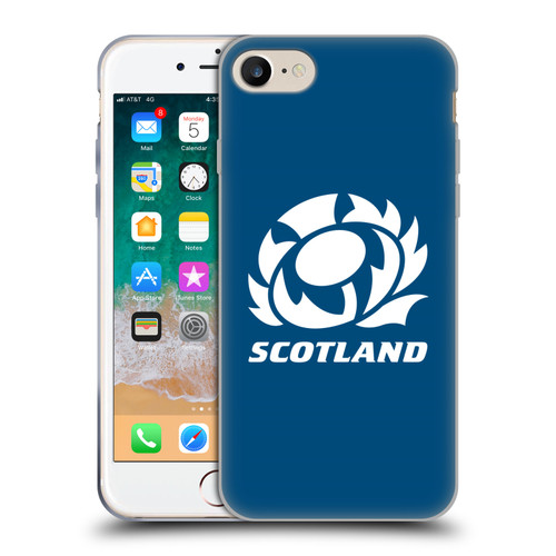 Scotland Rugby Logo 2 Plain Soft Gel Case for Apple iPhone 7 / 8 / SE 2020 & 2022