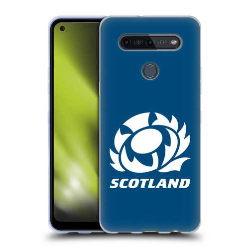 Scotland Rugby Logo 2 Plain Soft Gel Case for LG K51S