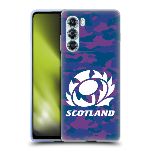 Scotland Rugby Logo 2 Camouflage Soft Gel Case for Motorola Edge S30 / Moto G200 5G