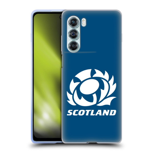 Scotland Rugby Logo 2 Plain Soft Gel Case for Motorola Edge S30 / Moto G200 5G