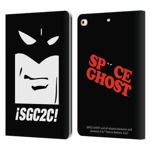 Space Ghost Coast to Coast Graphics Space Ghost Leather Book Wallet Case Cover For Apple iPad 9.7 2017 / iPad 9.7 2018
