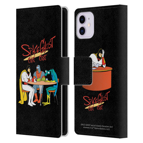 Space Ghost Coast to Coast Graphics Group Leather Book Wallet Case Cover For Apple iPhone 11