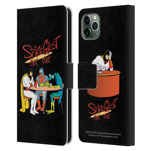 Space Ghost Coast to Coast Graphics Group Leather Book Wallet Case Cover For Apple iPhone 11 Pro Max
