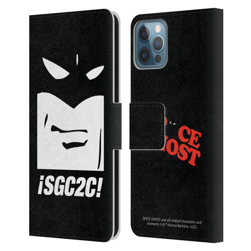 Space Ghost Coast to Coast Graphics Space Ghost Leather Book Wallet Case Cover For Apple iPhone 12 / iPhone 12 Pro