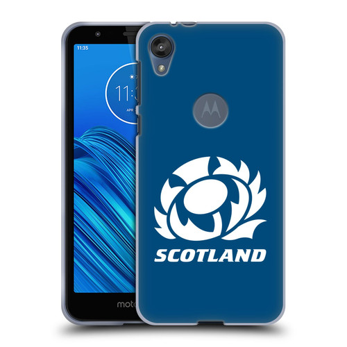 Scotland Rugby Logo 2 Plain Soft Gel Case for Motorola Moto E6