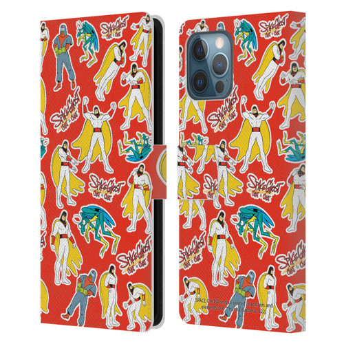 Space Ghost Coast to Coast Graphics Icons Leather Book Wallet Case Cover For Apple iPhone 12 Pro Max