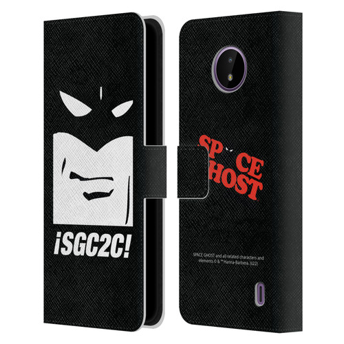 Space Ghost Coast to Coast Graphics Space Ghost Leather Book Wallet Case Cover For Nokia C10 / C20