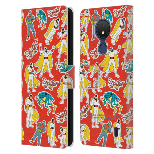 Space Ghost Coast to Coast Graphics Icons Leather Book Wallet Case Cover For Nokia C21