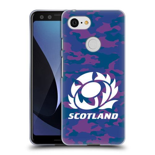 Scotland Rugby Logo 2 Camouflage Soft Gel Case for Google Pixel 3