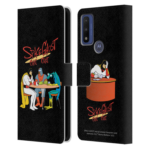 Space Ghost Coast to Coast Graphics Group Leather Book Wallet Case Cover For Motorola G Pure