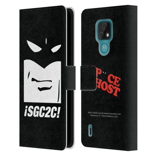 Space Ghost Coast to Coast Graphics Space Ghost Leather Book Wallet Case Cover For Motorola Moto E7