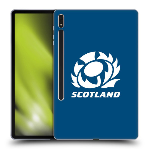 Scotland Rugby Logo 2 Plain Soft Gel Case for Samsung Galaxy Tab S8 Plus