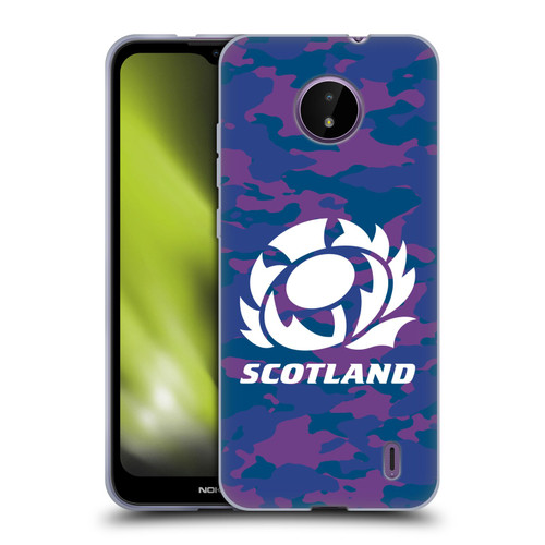 Scotland Rugby Logo 2 Camouflage Soft Gel Case for Nokia C10 / C20