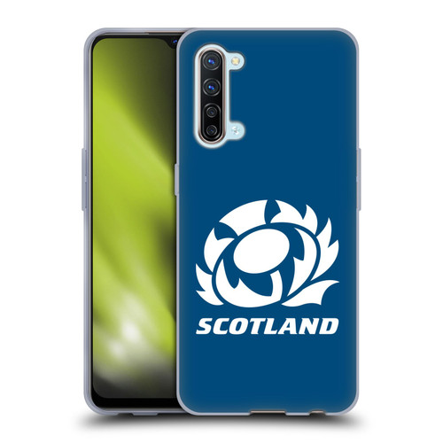 Scotland Rugby Logo 2 Plain Soft Gel Case for OPPO Find X2 Lite 5G