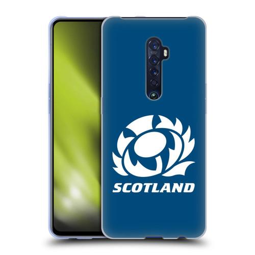 Scotland Rugby Logo 2 Plain Soft Gel Case for OPPO Reno 2