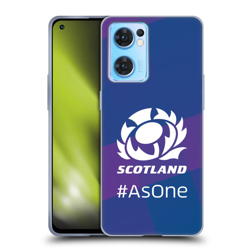 Scotland Rugby Logo 2 As One Soft Gel Case for OPPO Reno7 5G / Find X5 Lite