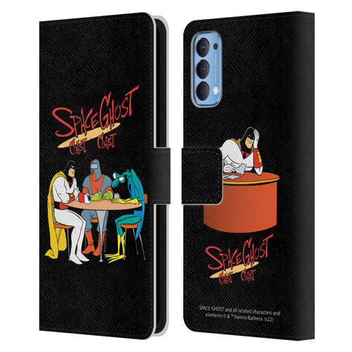 Space Ghost Coast to Coast Graphics Group Leather Book Wallet Case Cover For OPPO Reno 4 5G