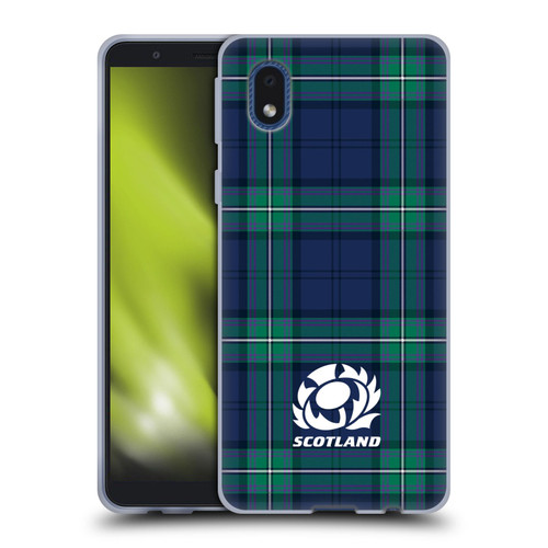 Scotland Rugby Logo 2 Tartans Soft Gel Case for Samsung Galaxy A01 Core (2020)