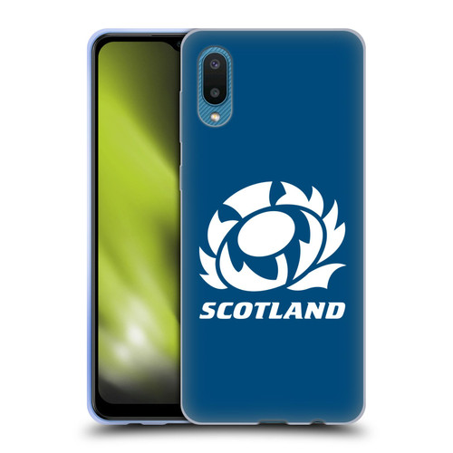 Scotland Rugby Logo 2 Plain Soft Gel Case for Samsung Galaxy A02/M02 (2021)