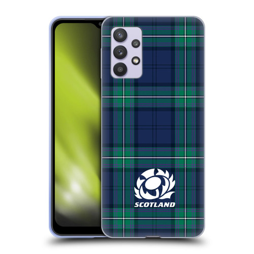 Scotland Rugby Logo 2 Tartans Soft Gel Case for Samsung Galaxy A32 5G / M32 5G (2021)