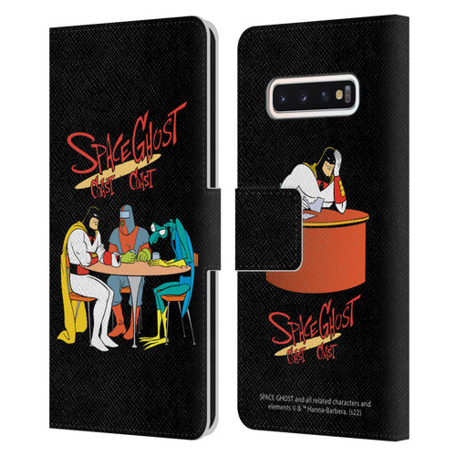 Space Ghost Coast to Coast Graphics Group Leather Book Wallet Case Cover For Samsung Galaxy S10