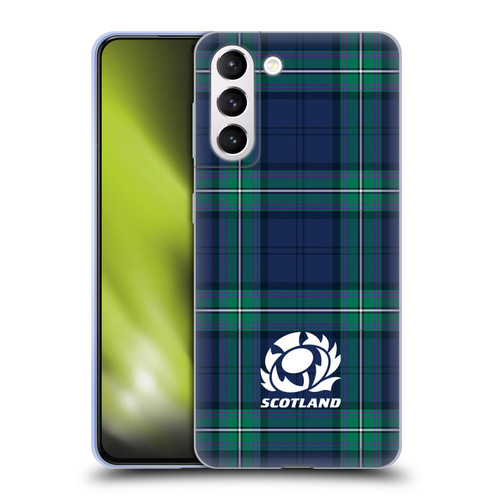 Scotland Rugby Logo 2 Tartans Soft Gel Case for Samsung Galaxy S21+ 5G