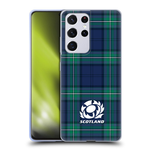 Scotland Rugby Logo 2 Tartans Soft Gel Case for Samsung Galaxy S21 Ultra 5G