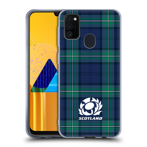 Scotland Rugby Logo 2 Tartans Soft Gel Case for Samsung Galaxy M30s (2019)/M21 (2020)