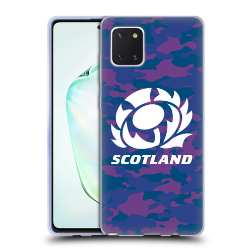 Scotland Rugby Logo 2 Camouflage Soft Gel Case for Samsung Galaxy Note10 Lite