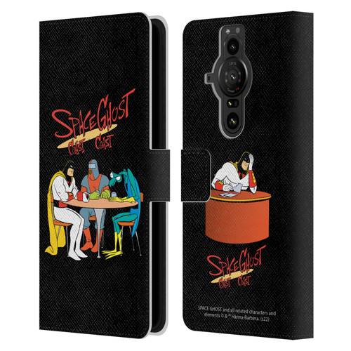 Space Ghost Coast to Coast Graphics Group Leather Book Wallet Case Cover For Sony Xperia Pro-I