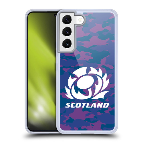 Scotland Rugby Logo 2 Camouflage Soft Gel Case for Samsung Galaxy S22 5G