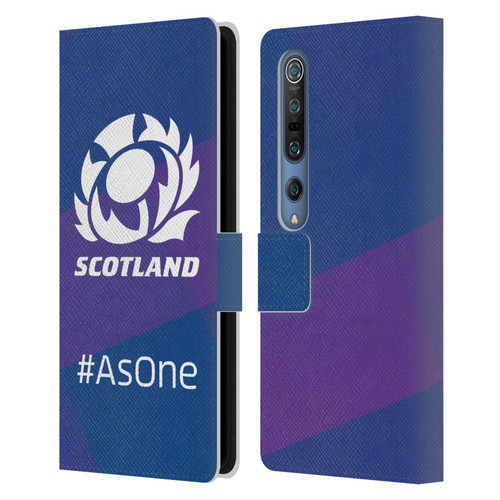 Scotland Rugby Logo 2 As One Leather Book Wallet Case Cover For Xiaomi Mi 10 5G / Mi 10 Pro 5G