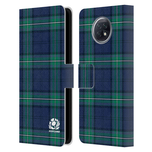 Scotland Rugby Logo 2 Tartans Leather Book Wallet Case Cover For Xiaomi Redmi Note 9T 5G